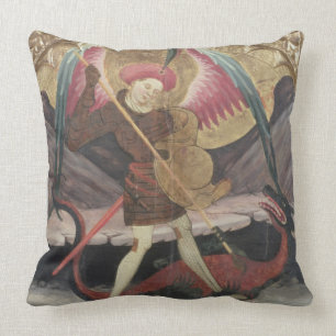 Coussin Mal de victoire de St Michael, c.1480 (tempera sur
