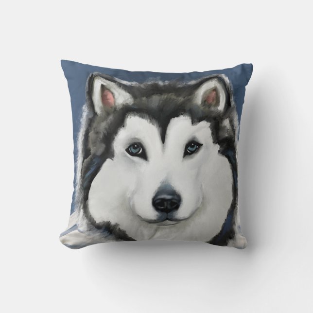 Coussin Malamute d'Alaska (Recto)
