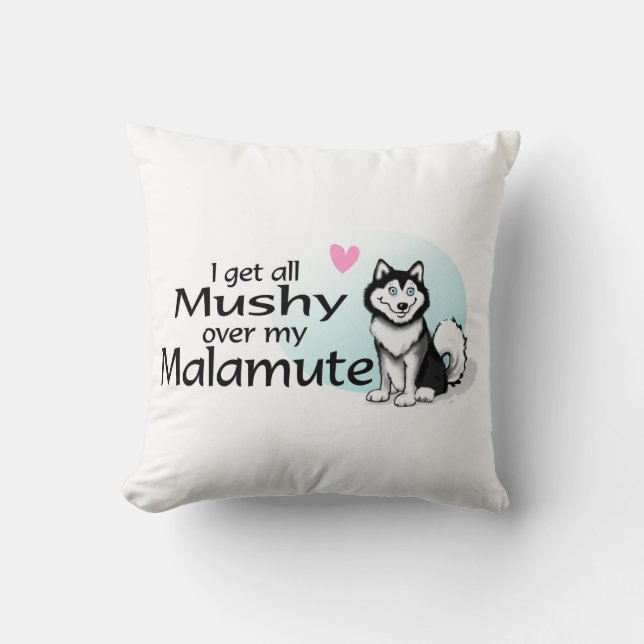 Coussin Malamute d'Alaska (Recto)