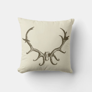 Coussin Mâle d'Antler de la chasse des hommes de cerfs
