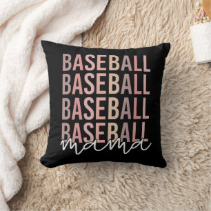 Coussin Mama de baseball   Cadeaux pour maman de baseball