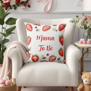 Coussin Mama future personnalisée pour Baby Shower aux fra