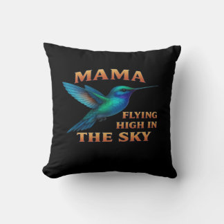 Coussin Mama Hummingbird - Vol haut dans l'édition Sky