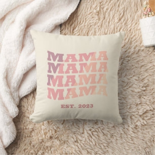 Coussin Mama personnalisée établie