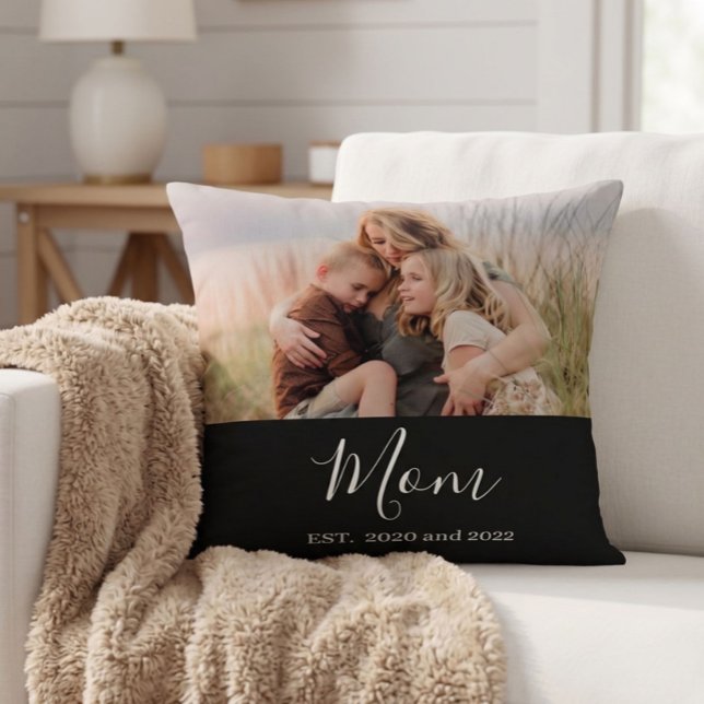 Coussin Maman a établi un script photo moderne (Créateur téléchargé)