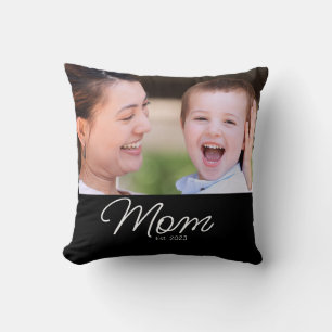 Coussin Maman a établi une photo de script moderne