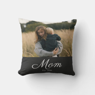 Coussin Maman a établi une photo de script moderne