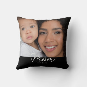 Coussin Maman a établi une photo de script moderne