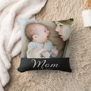 Coussin Maman a établi une photo de script moderne