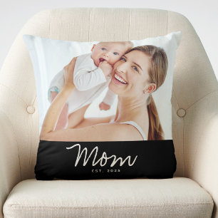 Coussin Maman a établi une photo de script moderne