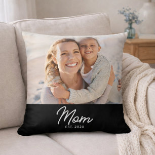 Coussin Maman a établi une photo de script moderne