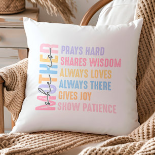 Coussin Maman Cadeau Moderne Pour Mère Cool Et Drôle