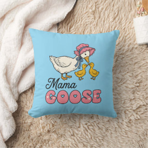 Coussin Maman chouette oie art de mot