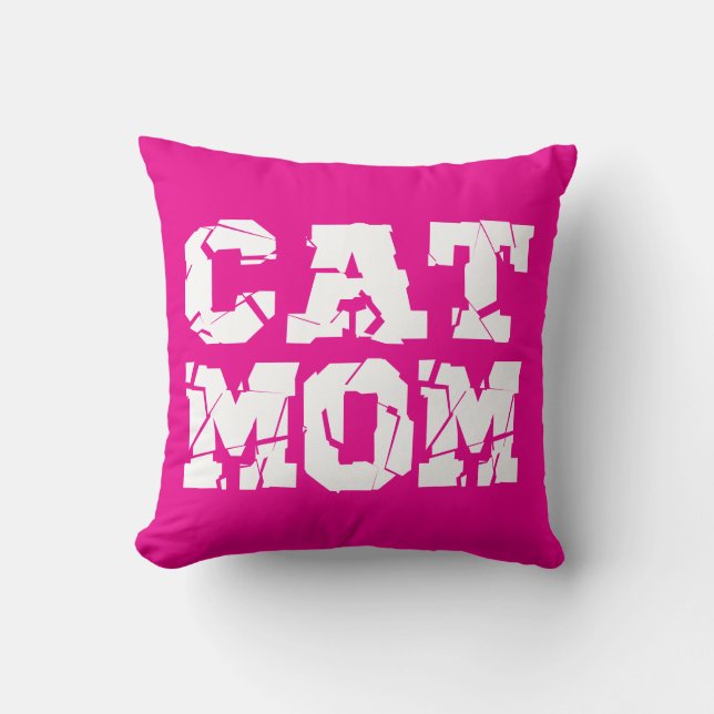 Coussin Maman de chat (Recto)