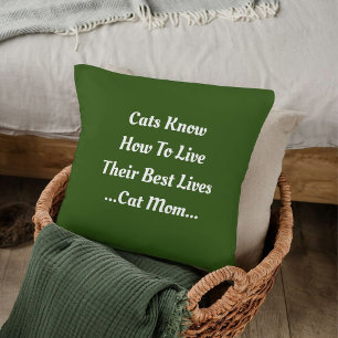 Coussin Maman de chat DIY Animal Amoureux de compagnie Cit