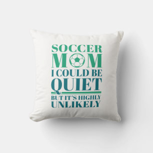 Coussin Maman de football calme