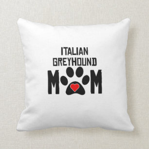 Coussin Maman de lévrier italien