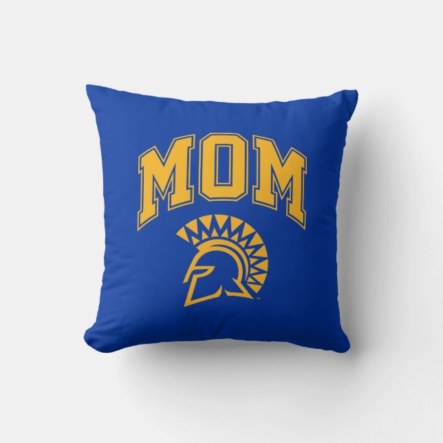 Coussin Maman de Spartans d'état de San Jose (Recto)