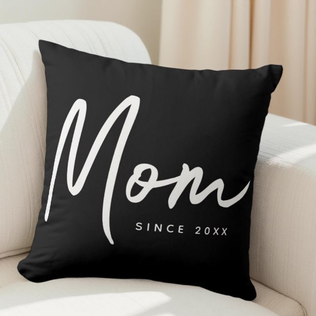 Coussin Maman Depuis 20XX Moderne Simple Chic (Créateur téléchargé)