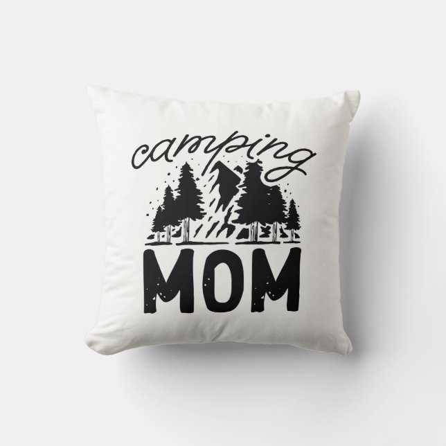 Coussin Maman du camping (Recto)