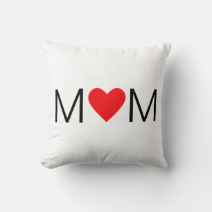 Coussin Maman du coeur moderne