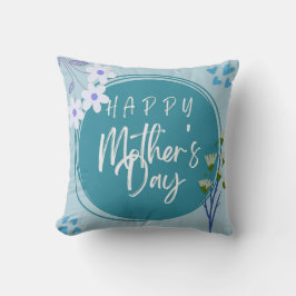 Coussin maman en fleurs
