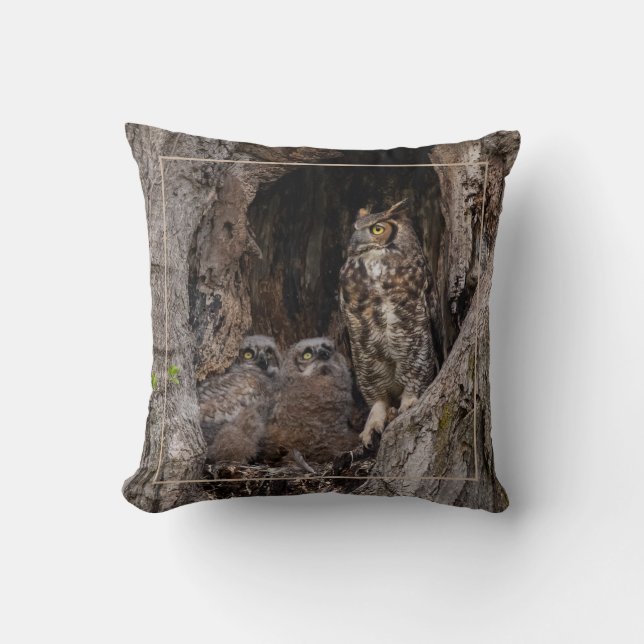 Coussin Maman en garde (Recto)