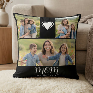 Coussin Maman EstablishedScript Noir 3 Photo