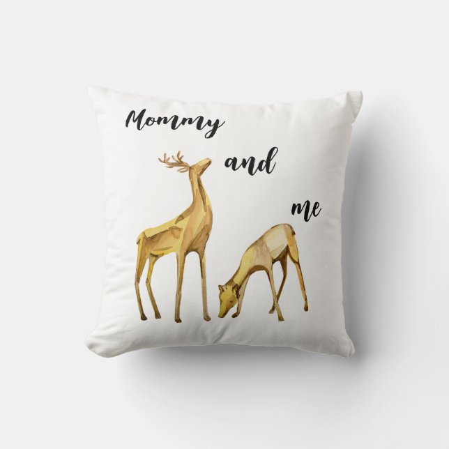Coussin Maman et moi Deer (Recto)