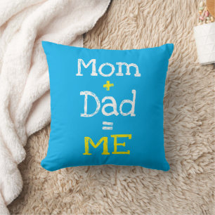 Coussin Maman et papa sont moi