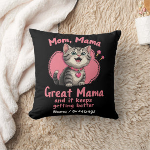 Coussin Maman, Maman, Super Maman de mieux en mieux Person