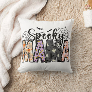 Coussin Maman Spooky – Halloween mignon pour les mamans