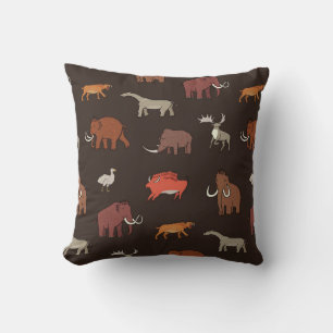 Coussin Mammoth Era : Préhistorique Motif à thème.