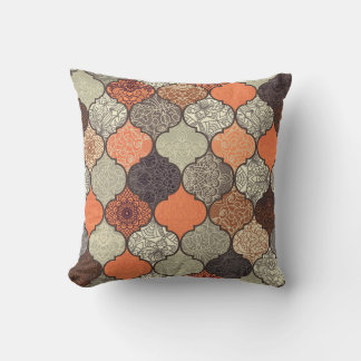 Coussin Mandala coloré : Patchwork Islamique Sans Seamless