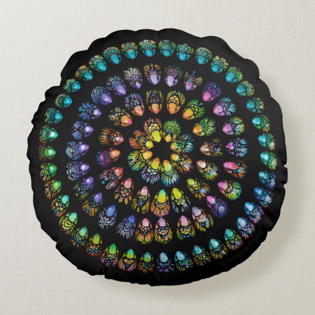 Coussin mandala Mini Poad™ (Devant)