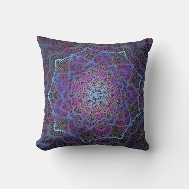 Coussin Mandala Mystic Bloom (Recto)