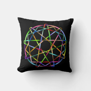 Coussin Mandala très Cool et coloré
