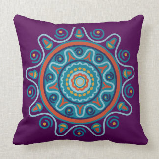 Coussin Mandana traditionnel - art indien