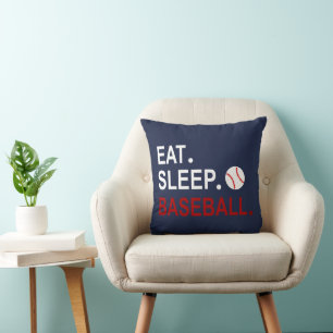 Coussin Mangez le baseball du sommeil