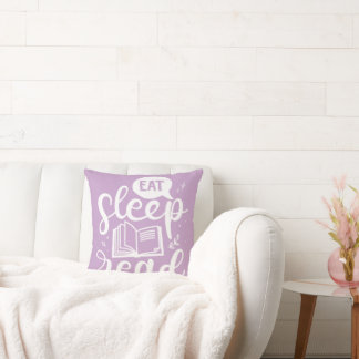 Coussin Mangez le sommeil lire le livre Lover