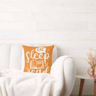 Coussin Mangez le sommeil lire le livre Lover