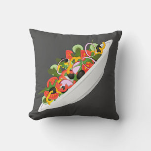 Coussin Mangez plus de plantes frais motivation salade let