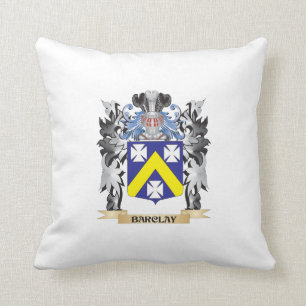 Coussin Manteau de Barclay des bras - crête de famille