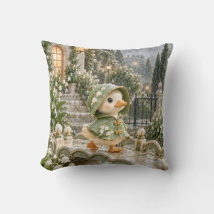 Coussin Manteau de pluie Caneton Sage Pont de Jardin