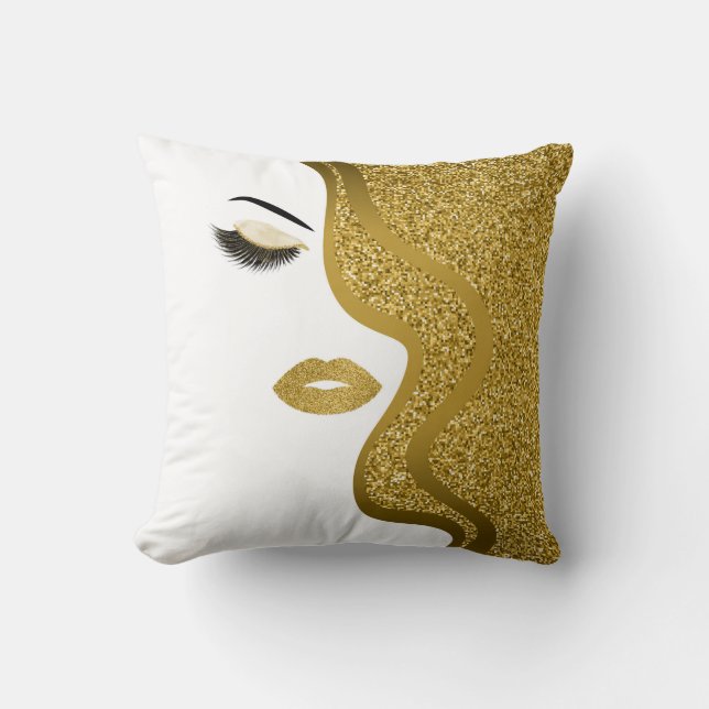 Coussin Maquillage avec effet parties scintillant (Recto)