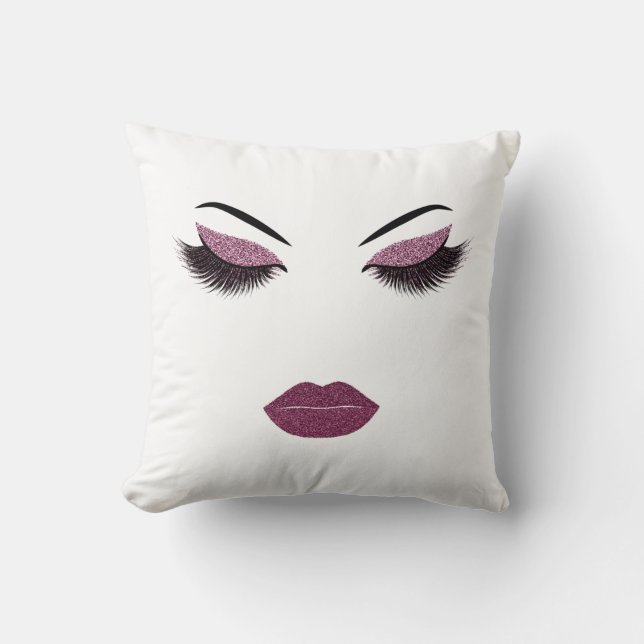 Coussin Maquillage avec effet parties scintillant (Recto)