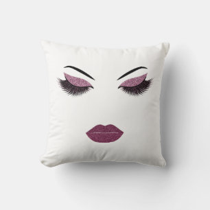Coussin Maquillage avec l'effet de parties scintillantes