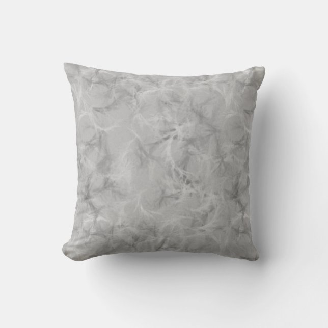 Coussin Marble swirl print - soft grey (Recto)