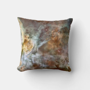 Coussin Marbre en pastel dans la nébuleuse de Carina