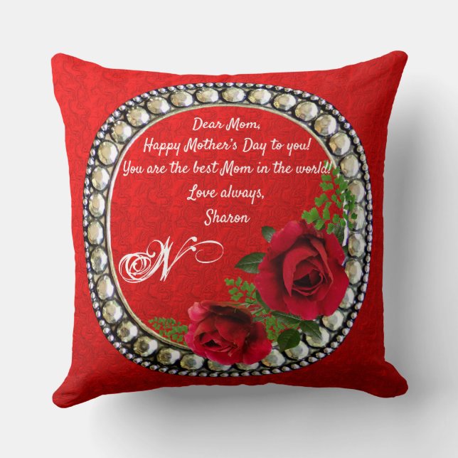 Coussin Marbre moderne Abstrait double face 2 Designs Rose (Verso)